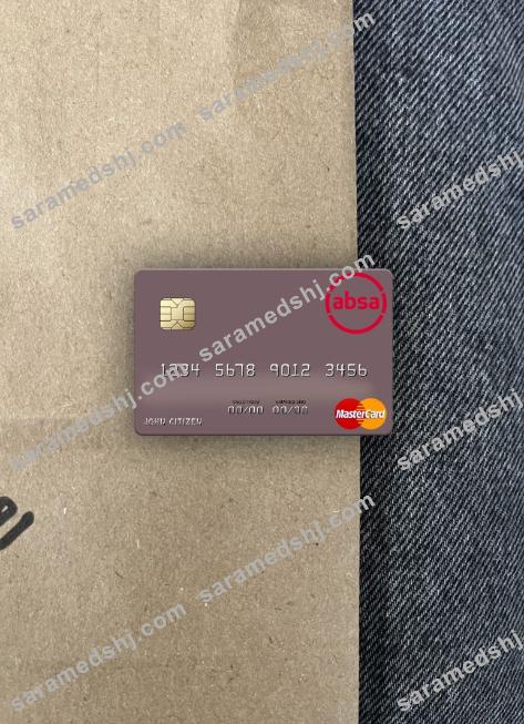 South Africa Absa Group Limited mastercard photolook front